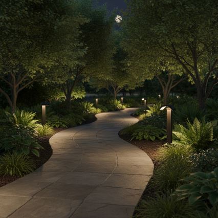 Brilagi - Candeeiro exterior LED ARCELO LED/9W/230V 80 cm IP54