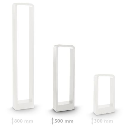 Brilagi - Candeeiro exterior LED BARI LED/7W/230V 3000/4000/6000K branco IP54 50 cm