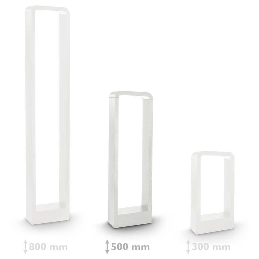 Brilagi - Candeeiro exterior LED BARI LED/7W/230V 3000/4000/6000K branco IP54 50 cm