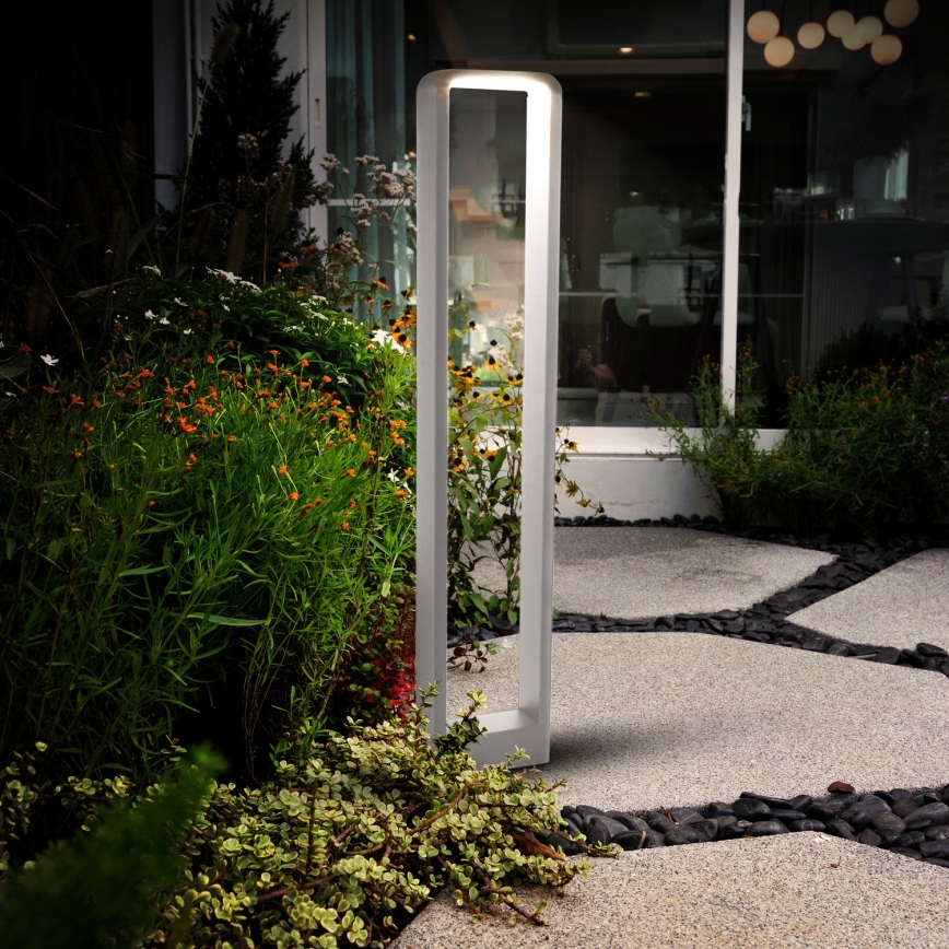 Brilagi - Candeeiro exterior LED BARI LED/7W/230V 3000/4000/6000K branco IP54 80 cm