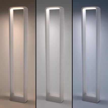 Brilagi - Candeeiro exterior LED BARI LED/7W/230V 3000/4000/6000K branco IP54 80 cm