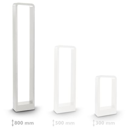 Brilagi - Candeeiro exterior LED BARI LED/7W/230V 3000/4000/6000K branco IP54 80 cm