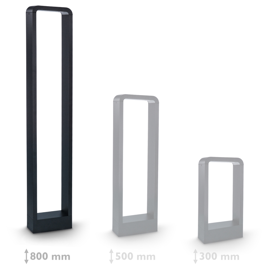 Brilagi - Candeeiro exterior LED BARI LED/7W/230V 3000/4000/6000K IP54 80 cm