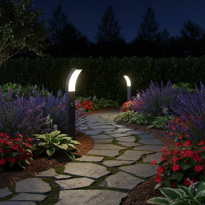 Brilagi - Candeeiro exterior LED com sensor ARCELO LED/9W/230V 50 cm IP44
