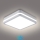 Brilagi - Candeeiro exterior LED com sensor BENE LED/24W/230V 26x26 cm branco IP54