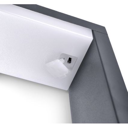 Brilagi - Candeeiro exterior LED RAGUSA LED/7W/230V 3000/4000/6000K antracite IP54 50 cm