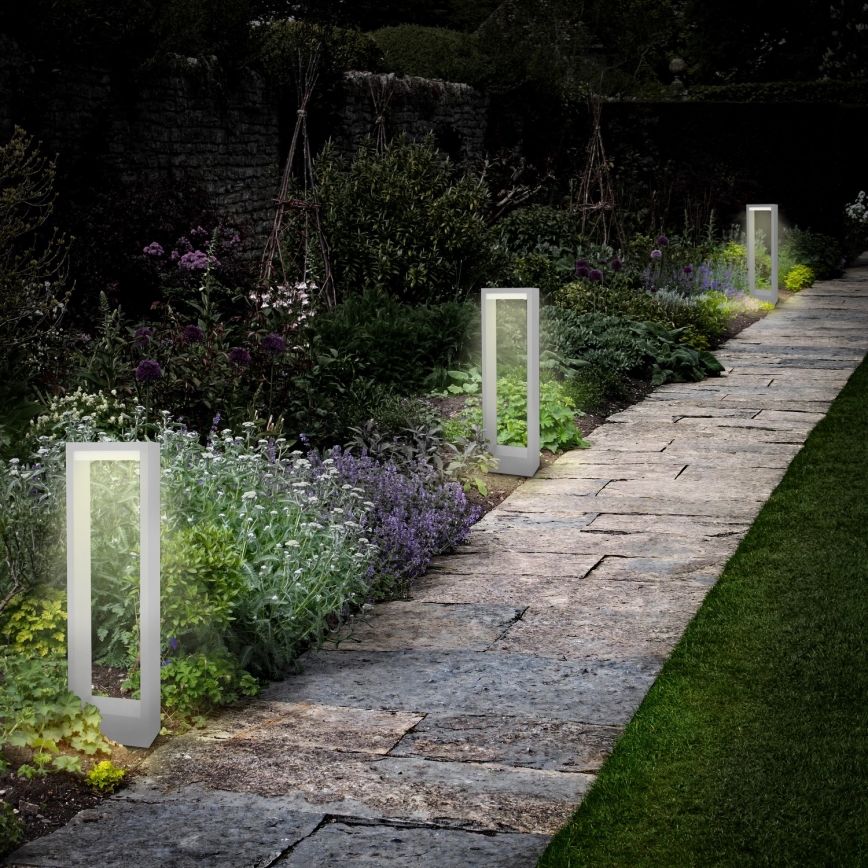 Brilagi - Candeeiro exterior LED RAGUSA LED/7W/230V 3000/4000/6000K branco IP54 50 cm