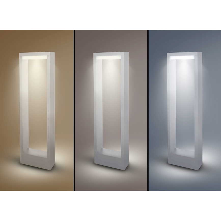 Brilagi - Candeeiro exterior LED RAGUSA LED/7W/230V 3000/4000/6000K branco IP54 50 cm