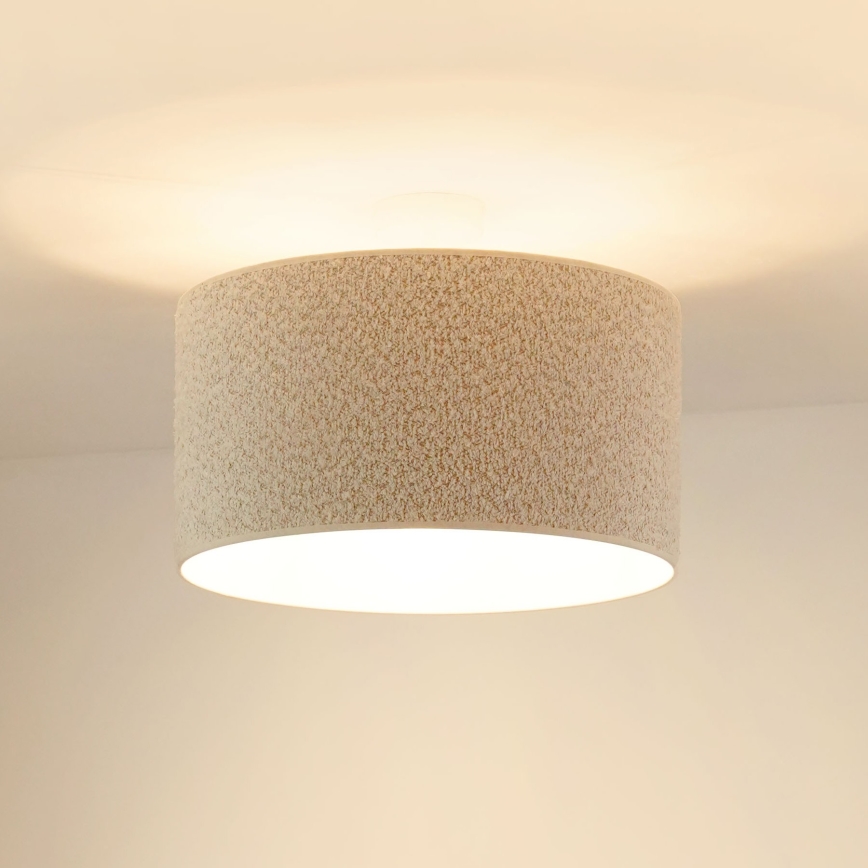 Brilagi - Candeeiro integrado BOUCLE ROLLER 1xE27/15W/230V diâmetro 45 cm creme