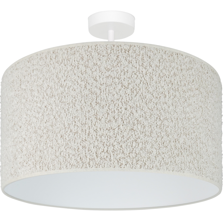 Brilagi - Candeeiro integrado BOUCLE ROLLER 1xE27/15W/230V diâmetro 45 cm creme