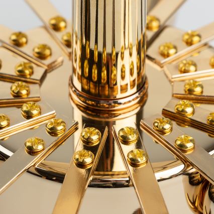 Brilagi - Candeeiro integrado CRYSTAL 6xE14/60W/230V dourado