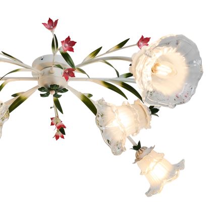 Brilagi - Candeeiro integrado FLORA 6xE14/60W/230V