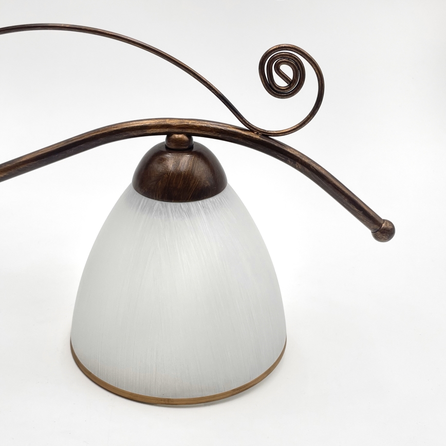 Brilagi - Candeeiro  integrado LED ANTICO 3xE27/60W/230V bronze pátina