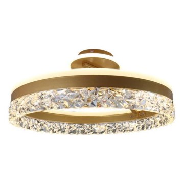 Brilagi - Candeeiro integrado LED com regulação LED/86W/230V 3000-6500K dourado + comando