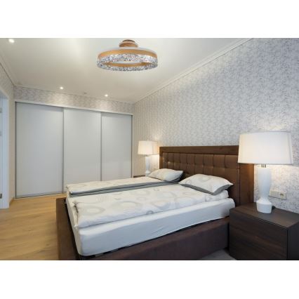 Brilagi - Candeeiro integrado LED com regulação LED/86W/230V 3000-6500K dourado + comando