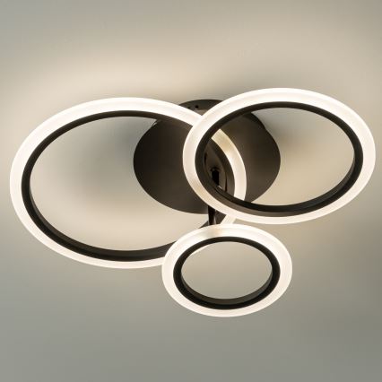 Brilagi - Candeeiro integrado LED com regulação ORBITS LED/40W/230V 3000-6500K preto + comando