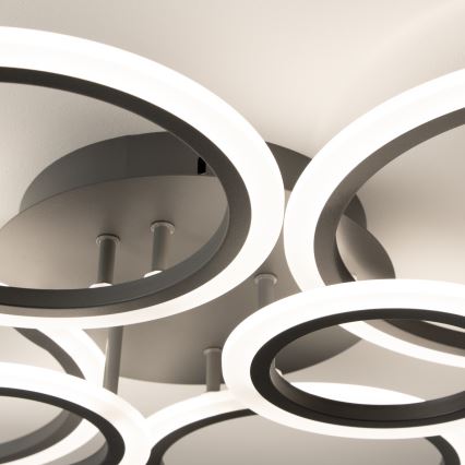 Brilagi - Candeeiro integrado LED com regulação ORBITS LED/85W/230V 3000-6500K antracite + comando