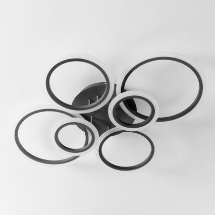 Brilagi - Candeeiro integrado LED com regulação ORBITS LED/85W/230V 3000-6500K antracite + comando