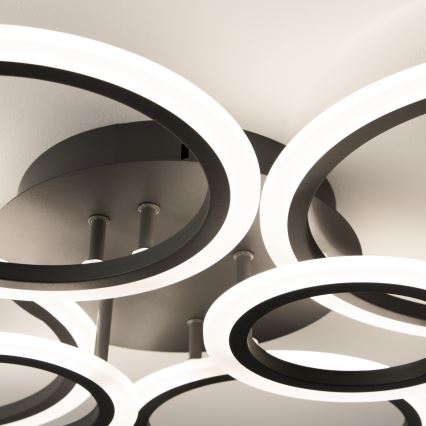 Brilagi - Candeeiro integrado LED com regulação ORBITS LED/85W/230V 3000-6500K preto + comando