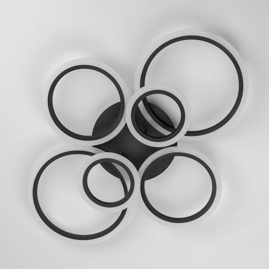 Brilagi - Candeeiro integrado LED com regulação ORBITS LED/85W/230V 3000-6500K preto + comando