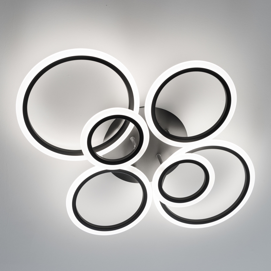 Brilagi - Candeeiro integrado LED com regulação ORBITS LED/85W/230V 3000-6500K preto + comando