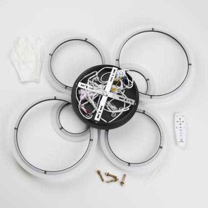 Brilagi - Candeeiro integrado LED com regulação ORBITS LED/85W/230V 3000-6500K preto + comando