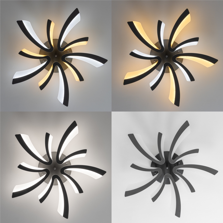 Brilagi - Candeeiro integrado LED com regulação TWIST LED/55W/230V 3000-6500K antracite + comando