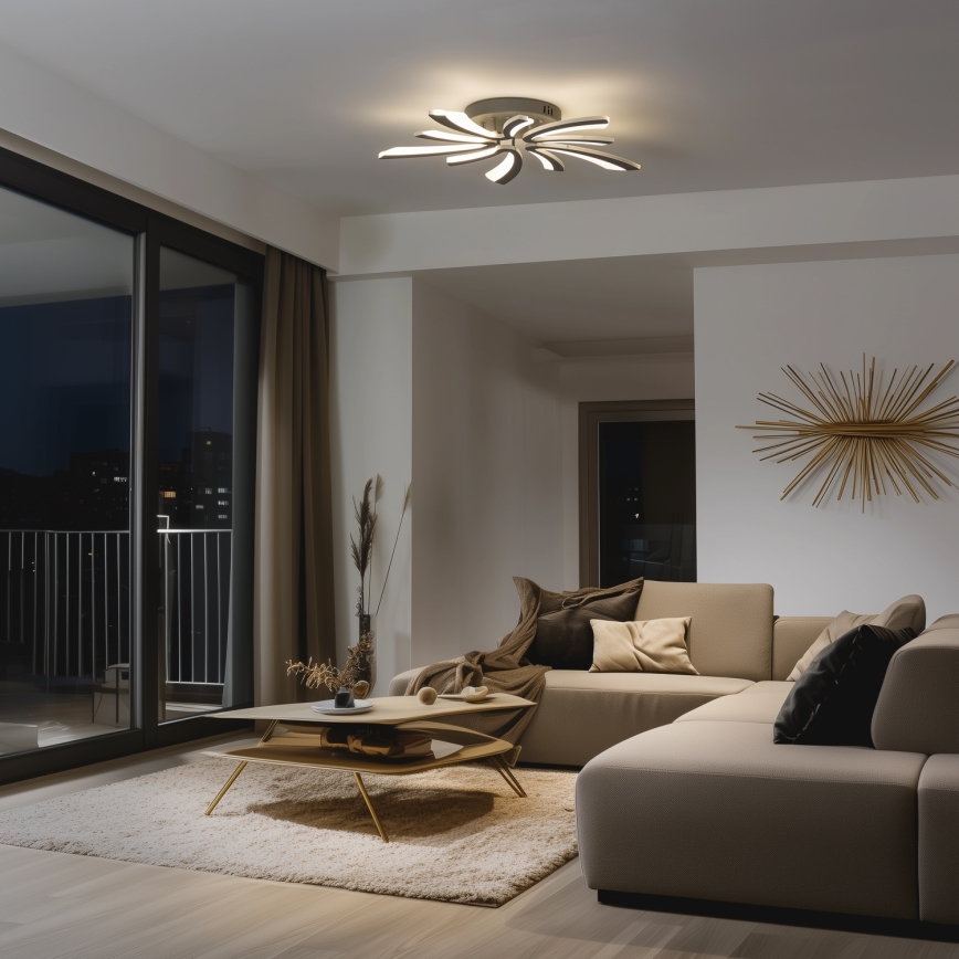 Brilagi - Candeeiro integrado LED com regulação TWIST LED/55W/230V 3000-6500K antracite + comando