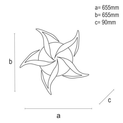 Brilagi - Candeeiro integrado LED com regulação TWIST LED/55W/230V 3000-6500K branco + comando