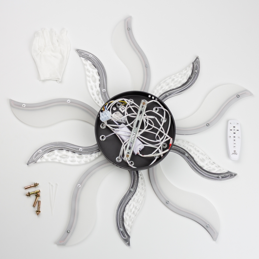 Brilagi - Candeeiro integrado LED com regulação TWIST LED/65W/230V 3000-6500K preto + comando