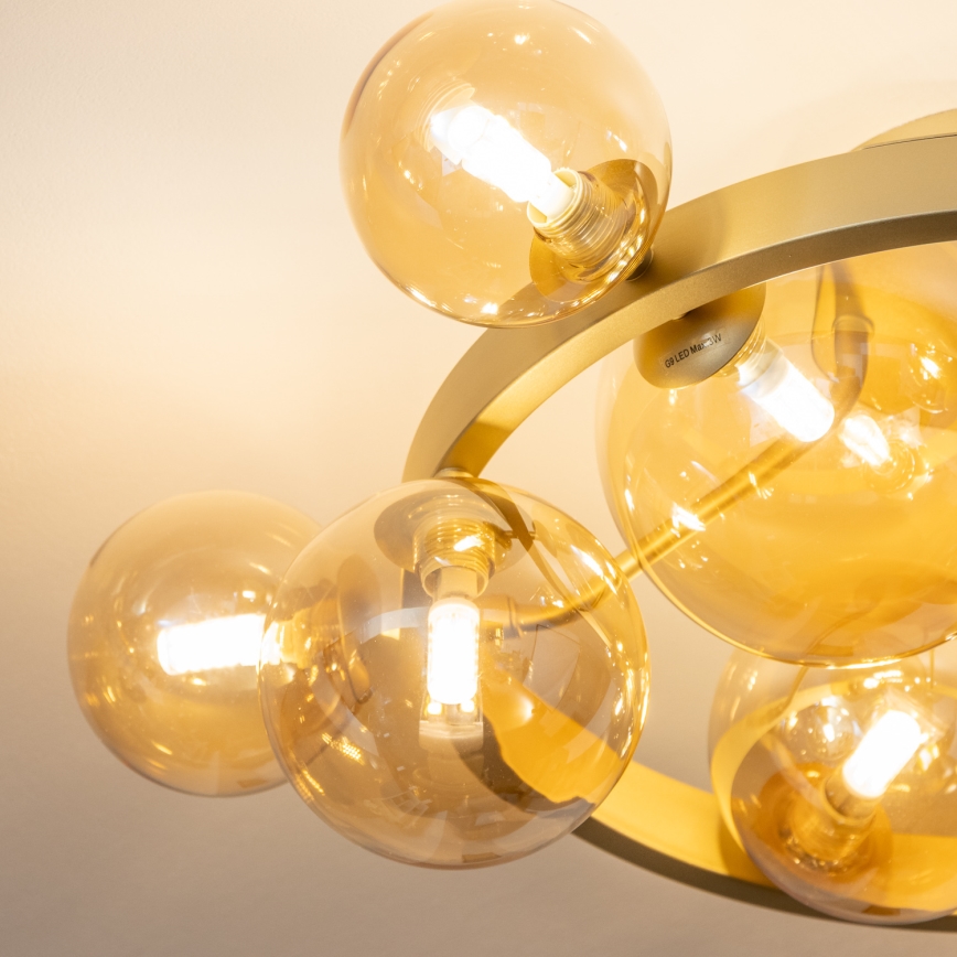 Brilagi - Candeeiro  integrado LED MILLA 10xG9/3W/230V dourado