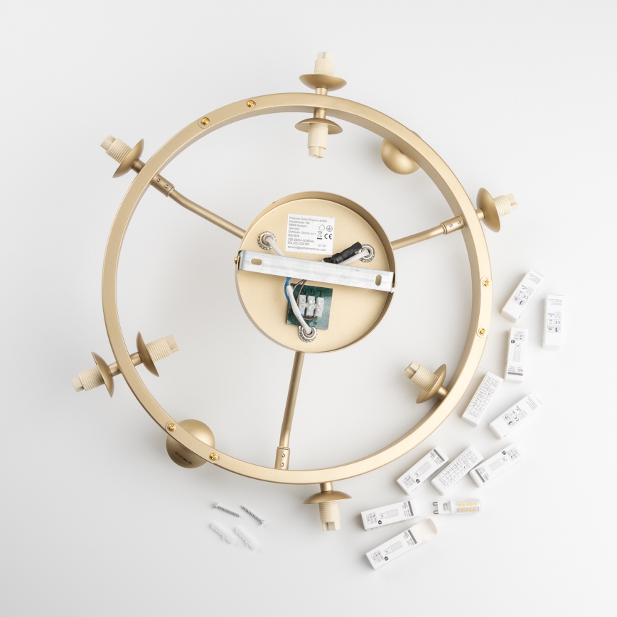 Brilagi - Candeeiro  integrado LED MILLA 10xG9/3W/230V dourado