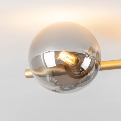 Brilagi - Candeeiro  integrado LED MILLA 4xG9/3W/230V dourado/fumado