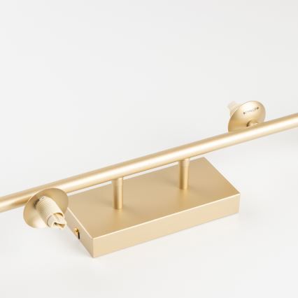 Brilagi - Candeeiro  integrado LED MILLA 4xG9/3W/230V dourado/fumado