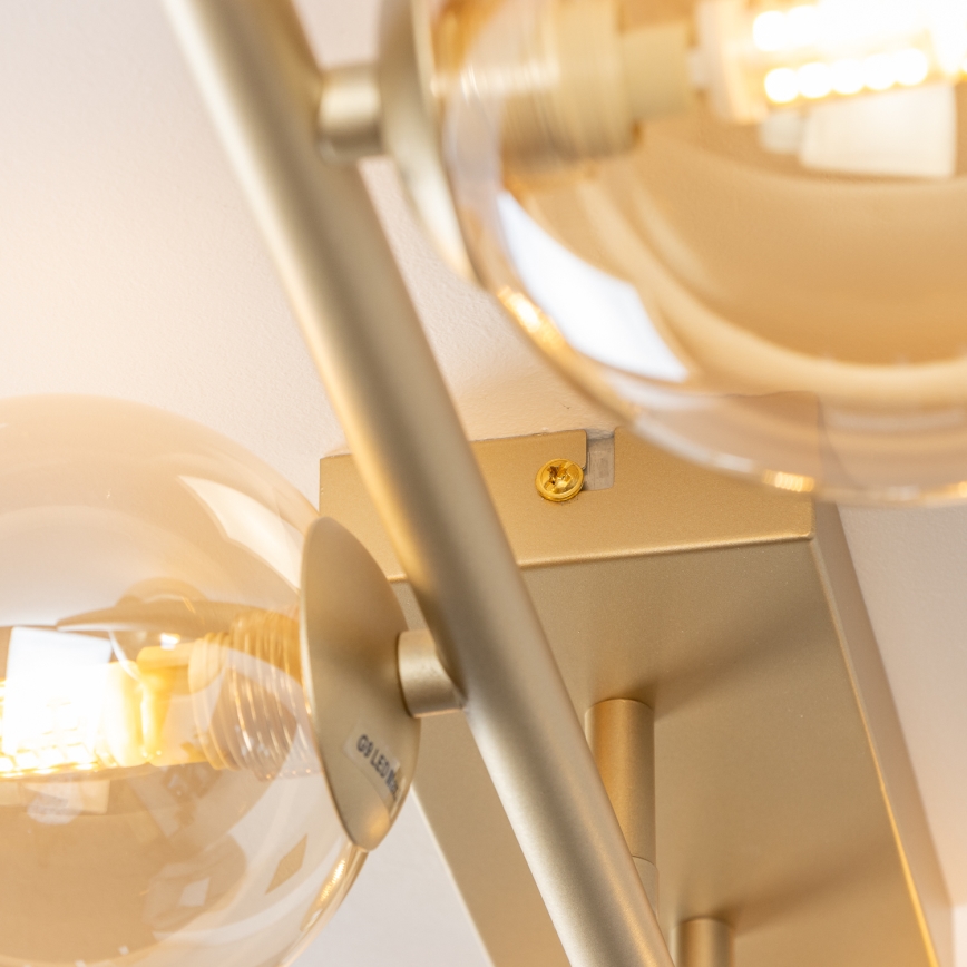 Brilagi - Candeeiro  integrado LED MILLA 4xG9/3W/230V dourado