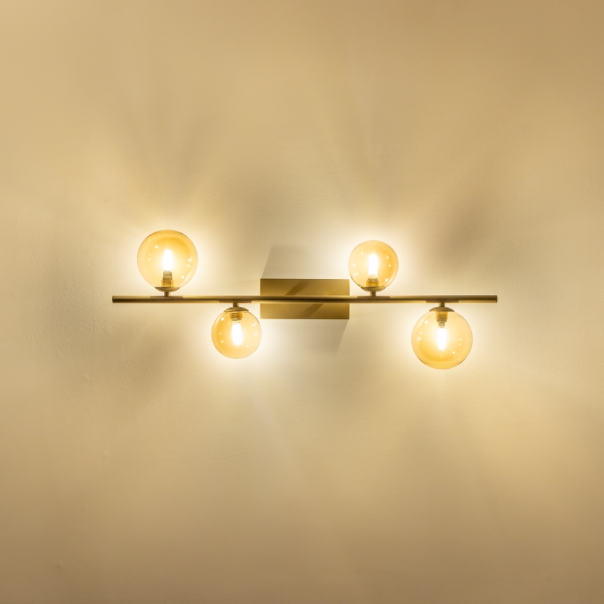 Brilagi - Candeeiro  integrado LED MILLA 4xG9/3W/230V dourado