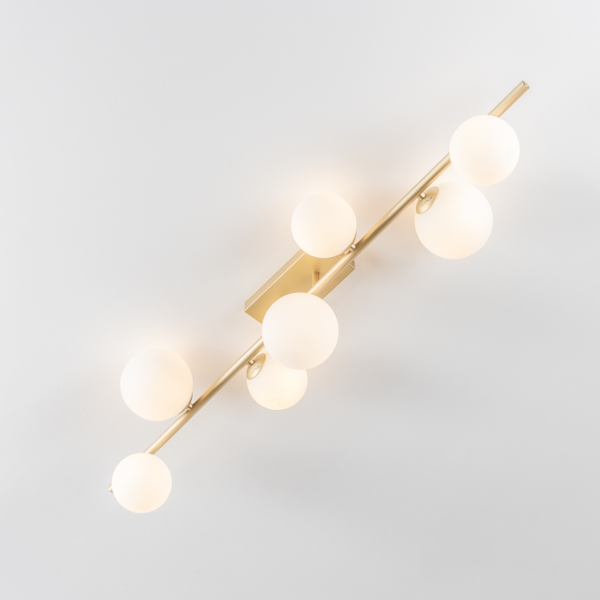Brilagi - Candeeiro  integrado LED MILLA 7xG9/3W/230V dourado/branco