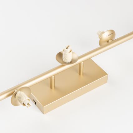 Brilagi - Candeeiro  integrado LED MILLA 7xG9/3W/230V dourado/fumado