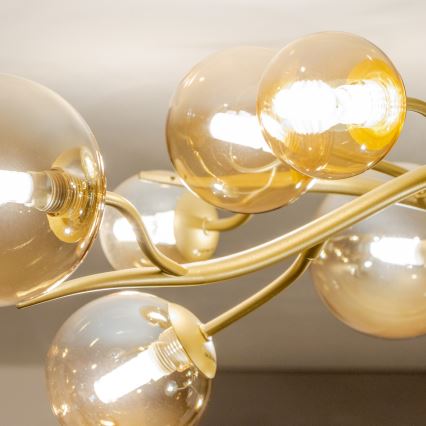 Brilagi - Candeeiro  integrado LED MISTEL 15xG9/3W/230V dourado