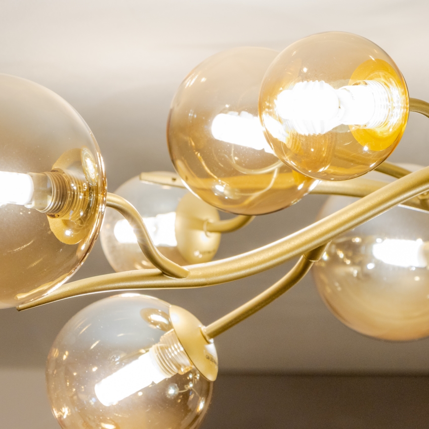 Brilagi - Candeeiro  integrado LED MISTEL 15xG9/3W/230V dourado