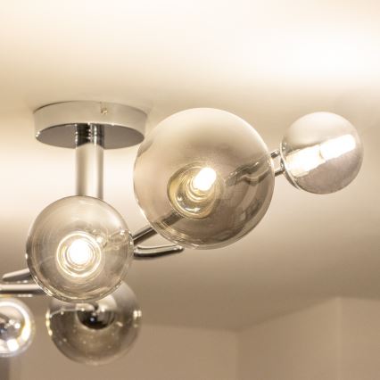 Brilagi - Candeeiro  integrado LED MISTEL 6xG9/3W/230V cromado brilhante/fumado