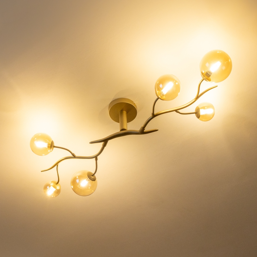 Brilagi - Candeeiro  integrado LED MISTEL 6xG9/3W/230V dourado