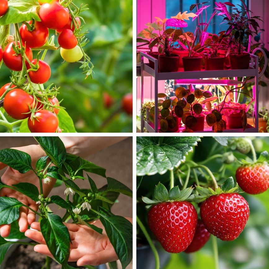 Brilagi - Candeeiro de mesa flexível regulável com clip para plantas VITABLOOM 3xLED/10W/230V preto