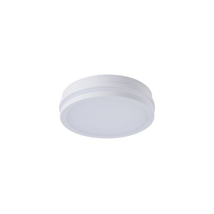 Brilagi - Luminária de teto LED para exterior com sensor BENE LED/18W/230V Ø 21,5 cm branca IP54