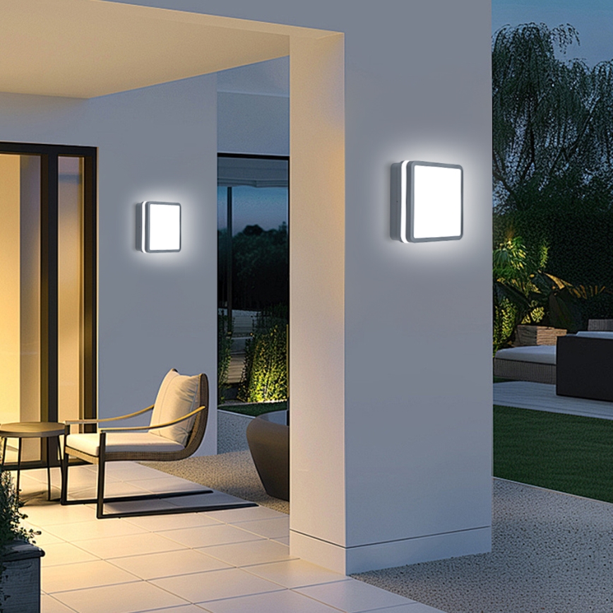 Brilagi - Candeeiro LED de exterior com sensor de movimento BENE LED/24W/230V 26x26 cm antracite IP54