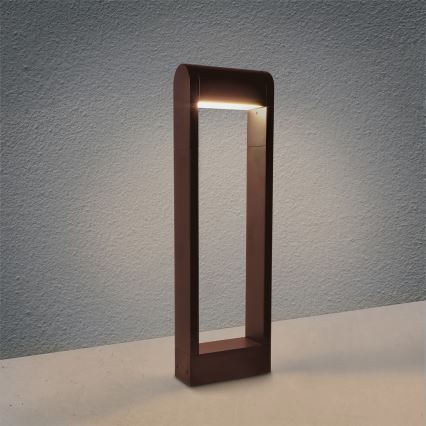 Brilagi - Candeeiro LED de exterior CROTONE LED/7W/230V castanho IP54 50 cm