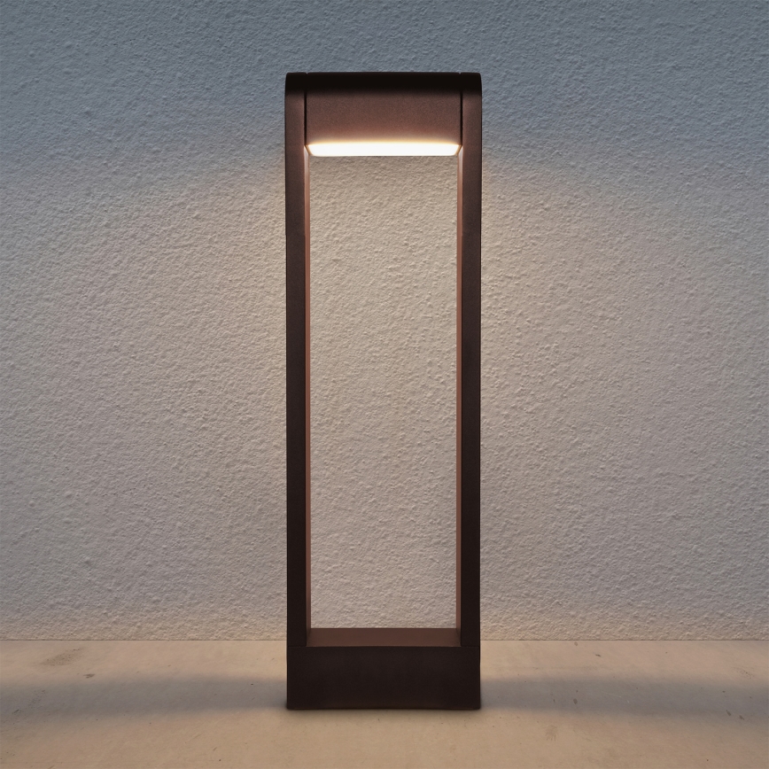 Brilagi - Candeeiro LED de exterior CROTONE LED/7W/230V castanho IP54 50 cm