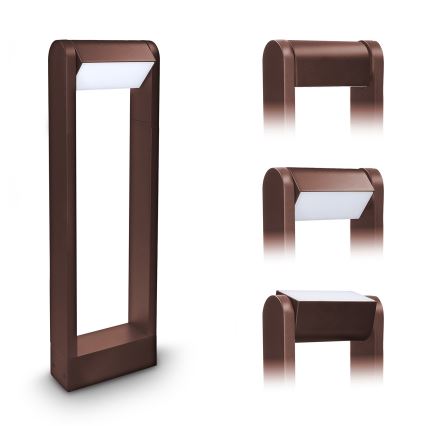 Brilagi - Candeeiro LED de exterior CROTONE LED/7W/230V castanho IP54 50 cm