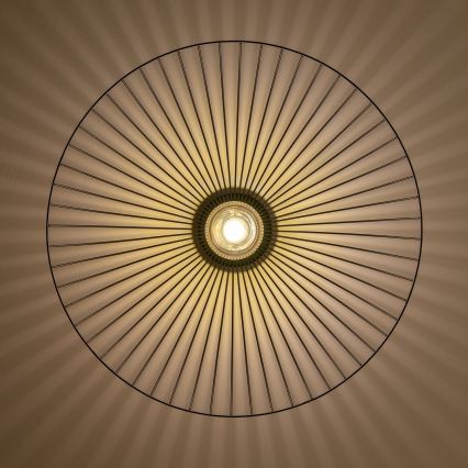 Brilagi - Candeeiro LED de teto aplicado CERIA WIRE 1xE27/40W/230V Ø 60 cm preto