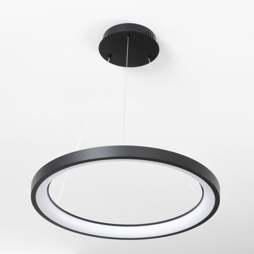 Brilagi - Lustre pendente LED dimerizável em cabo FALCON SLIM LED/42W/230V 3000-6500K diâmetro 50 cm preto + controlo remoto